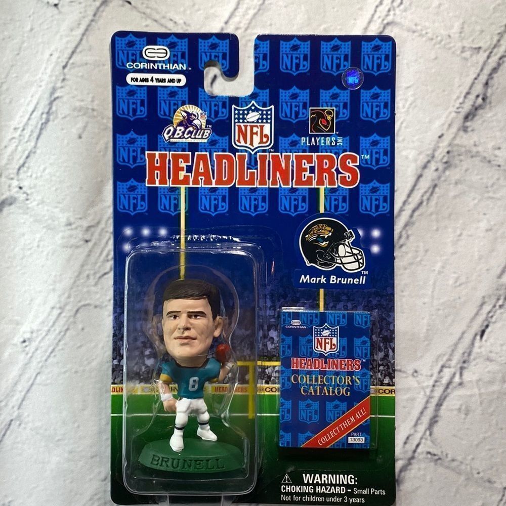 💙NIB Vintage Jaguars Mark Brunell 1997 Headliners